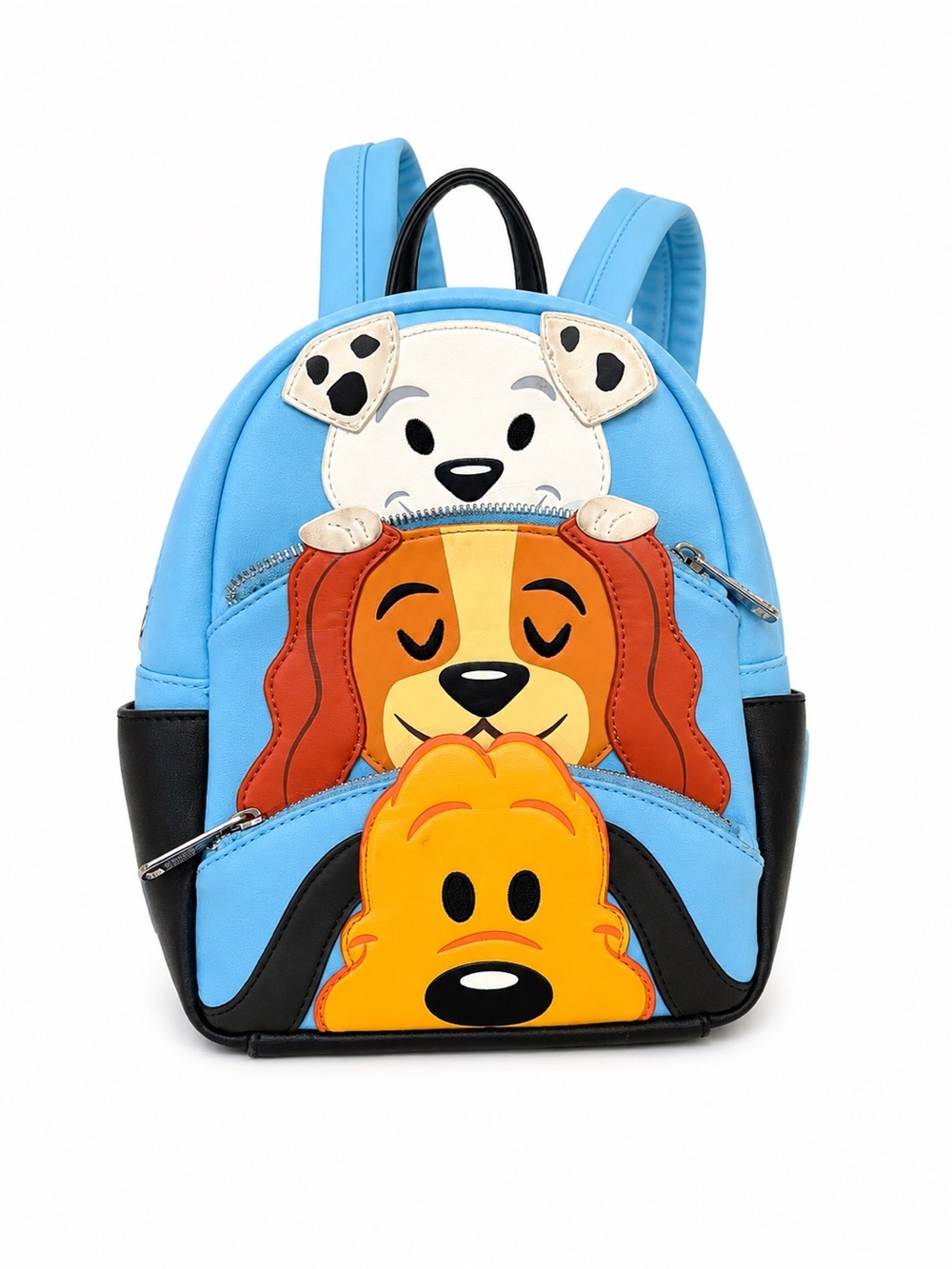 Loungefly Disney Parks Dogs Rolly Lady Pluto Mini Backpack Blue Retired Rare